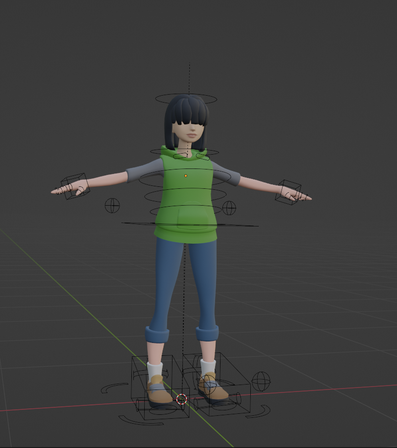 a cartoony female character preview image 1